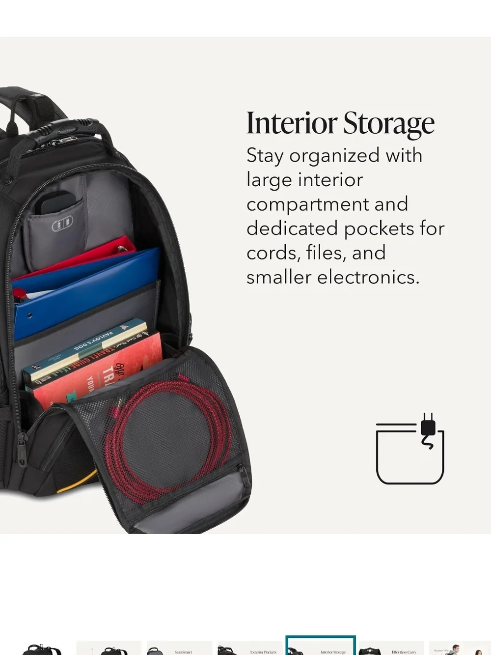 SwissGear Black & Yellow Multi-Compartment Laptop Backpack